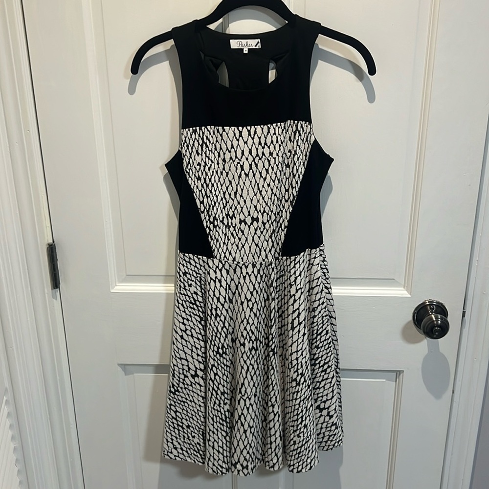 Black and white Parker dress